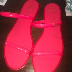 Tory Burch sandals.